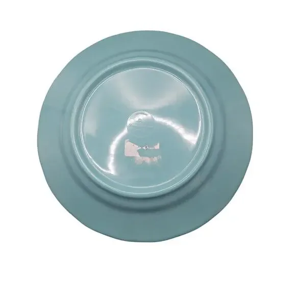 Tommy Bahama Dinner Plates Melamine Turquoise Set of 4 NEW - Picture 5 of 6